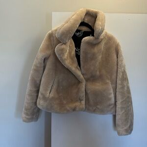 Faux fur from Who What Wear